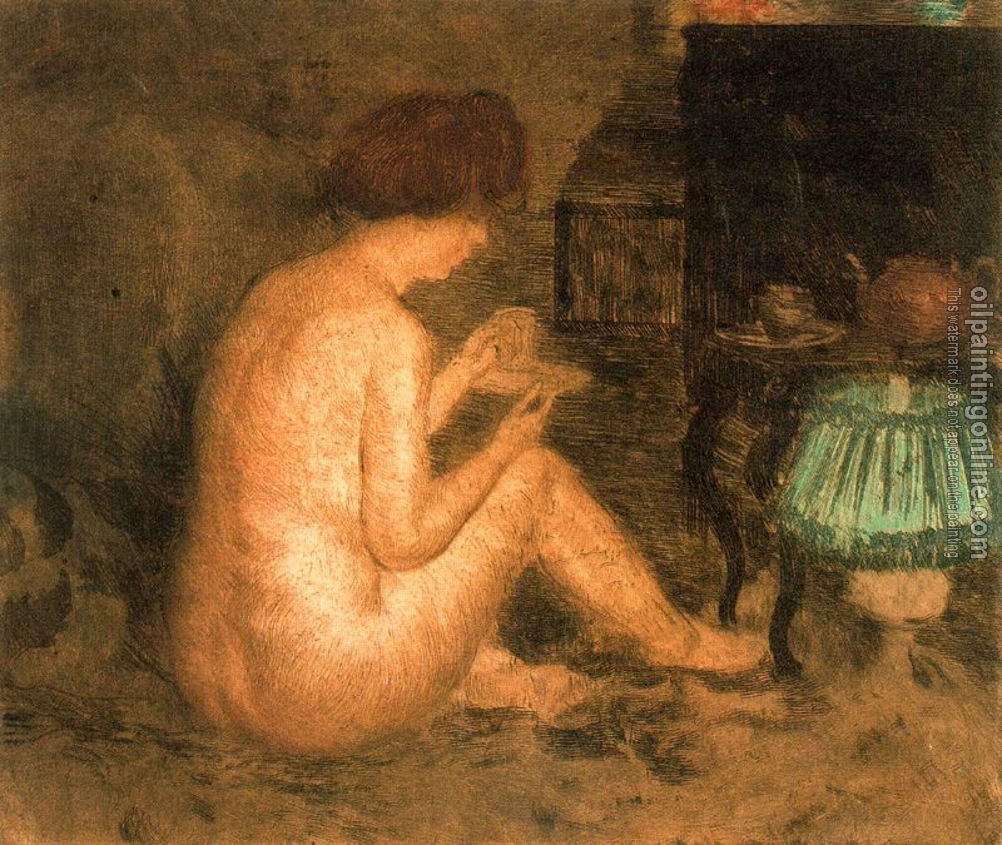 Joaquim Sunyer de Miro - Estudio de desnudo
